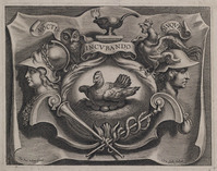 KG 17988
<br/>
Vignet Noctu incubando diuque
<br/>
<em>Galle, Cornelis I (1576-1650)</em>